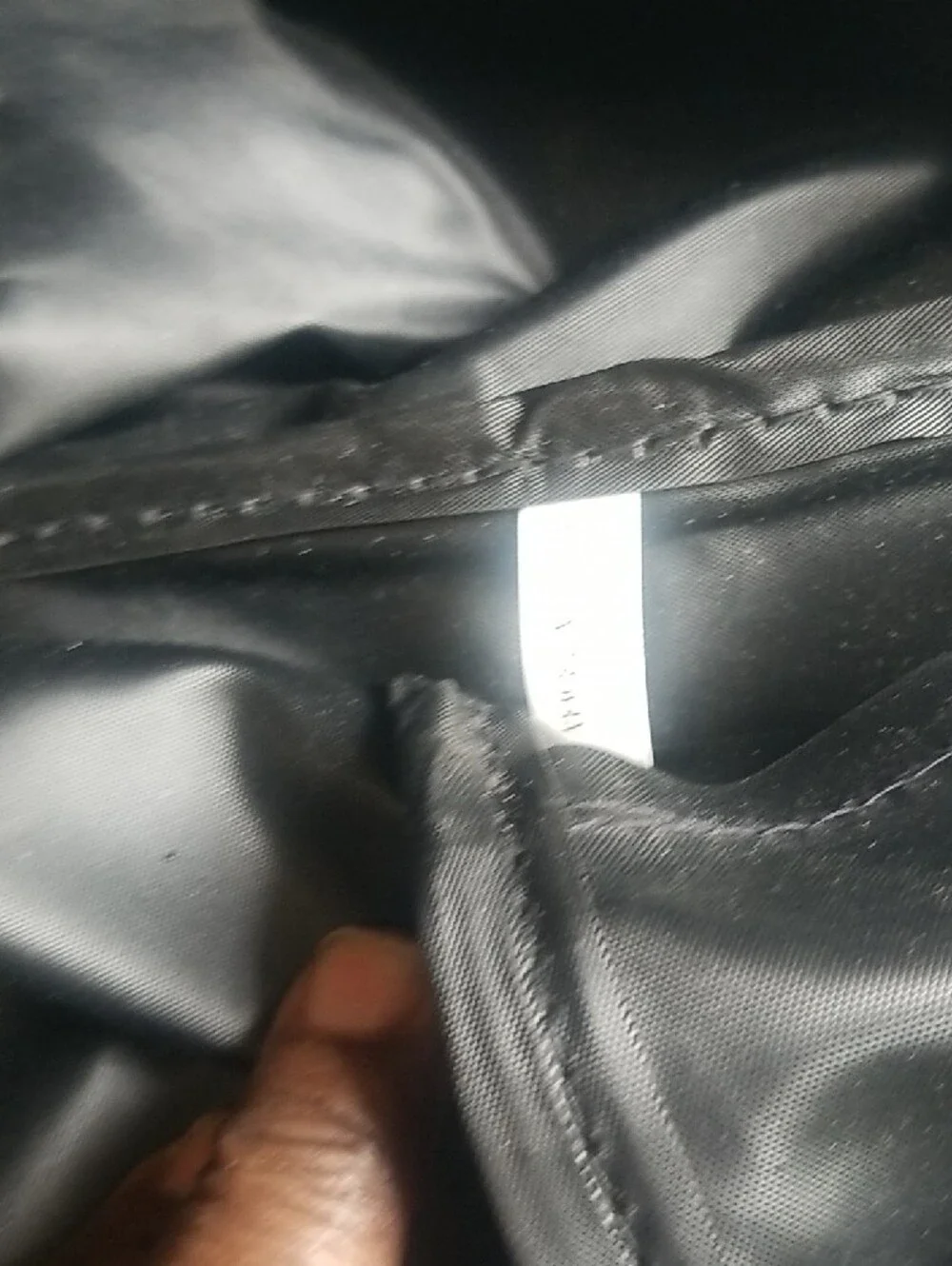 Black Men's Travel Tote Bag with Gold Logo